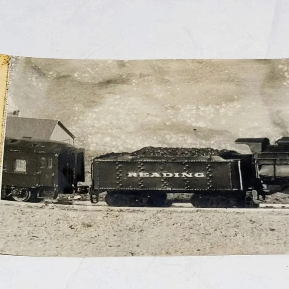 Model Train Railroad Photo Reading 343 Vintage 10" x 4 3/8" - Picture 2 of 3